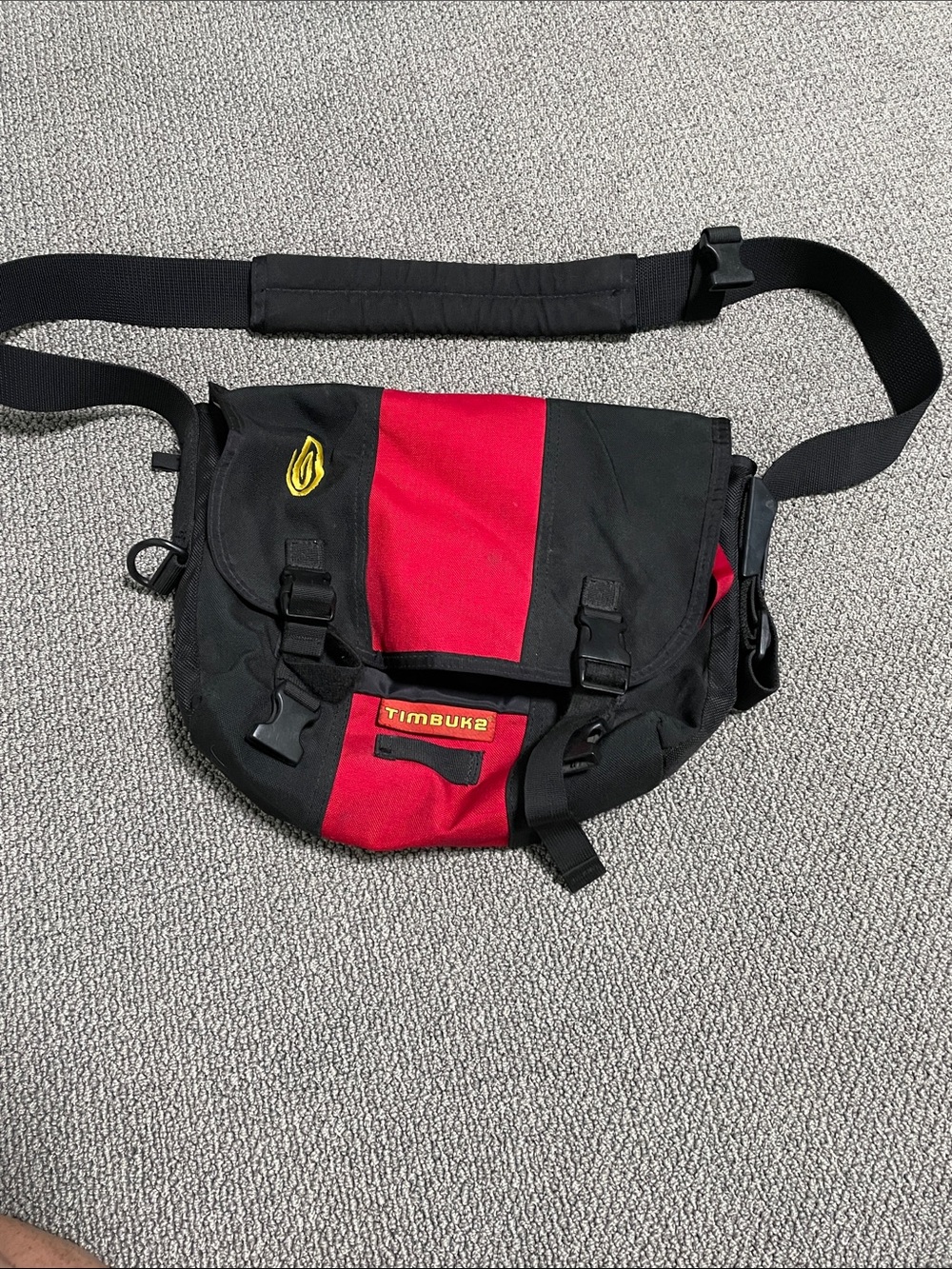 Timbuk2 Red and Black Messenger Bag